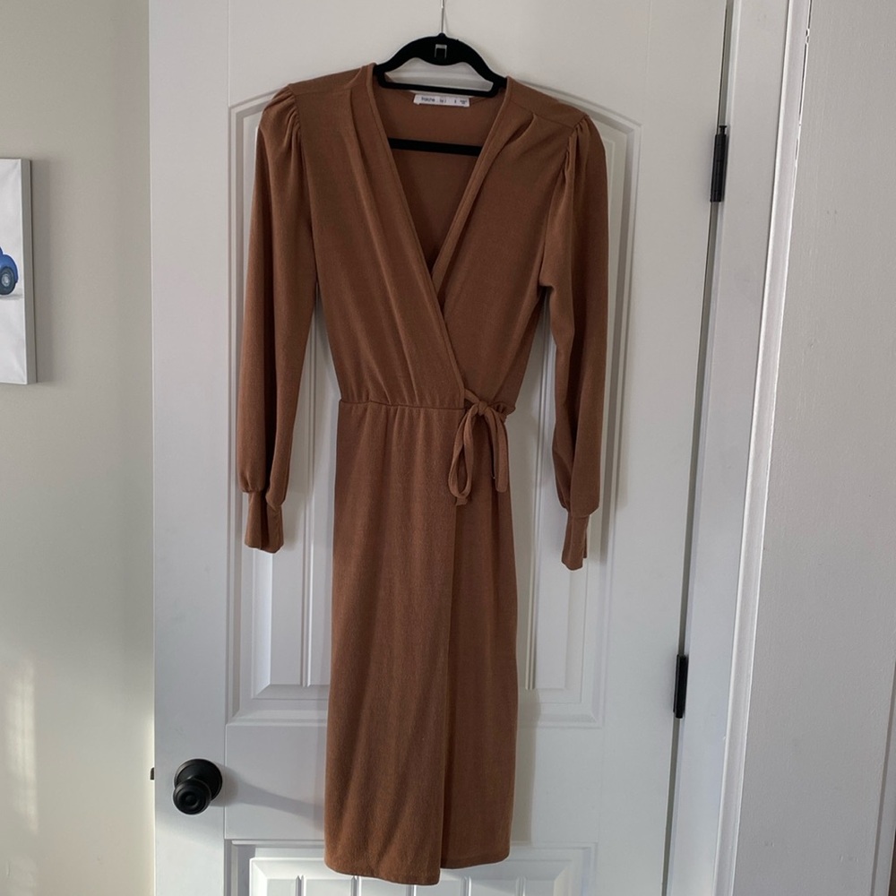 Women’s Long Sleeve Wrap Dress Size Small